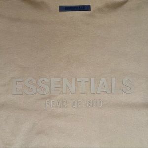 Essentials Fear of God Men’s Spell Out Polo Size XS